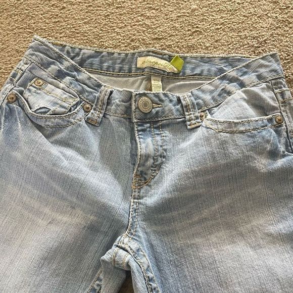 *VINTAGE* Aeropostale Low Rise Skinny Straight Leg Jeans Size 9/10 Short - Picture 5 of 6